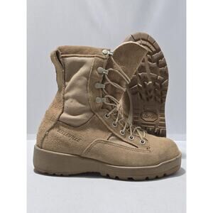 Belleville USGI Tan Combat Boots Women’s 5.5 Wide Vibram Cold Weather Military